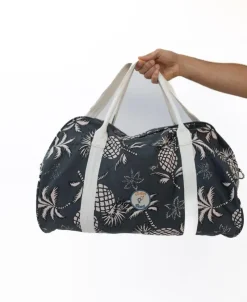 Golden Breed Bags-Pine Palm Canvas Roll Bag | Wash Black
