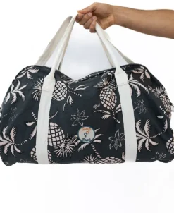 Golden Breed Bags-Pine Palm Canvas Roll Bag | Wash Black