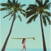 Golden Breed Location Postcards-Postcard Noosa Sum Palm