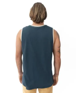 Golden Breed Muscle Tank-Retro Ringer Muscle Tank |