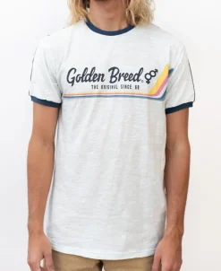Golden Breed Tees-Retro Ringer Tee |