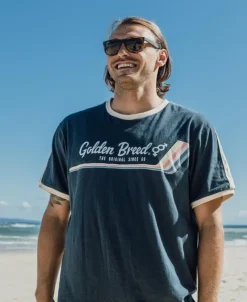 Golden Breed Tees-Retro Ringer Tee |