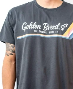 Golden Breed Tees-Retro Tee | Wash Black