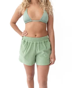 Women Golden Breed Shorts-Retro Tilly Short | Moss