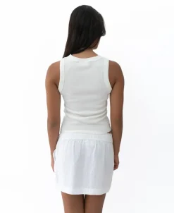 Women Golden Breed Tanks-Rosa Hibiscus Tank | Wash Red