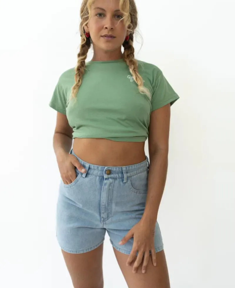 Women Golden Breed Shorts-Rudi Short | Blue Denim