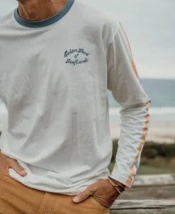 Golden Breed Long Sleeve Tees-Skater LS Tee | Off White