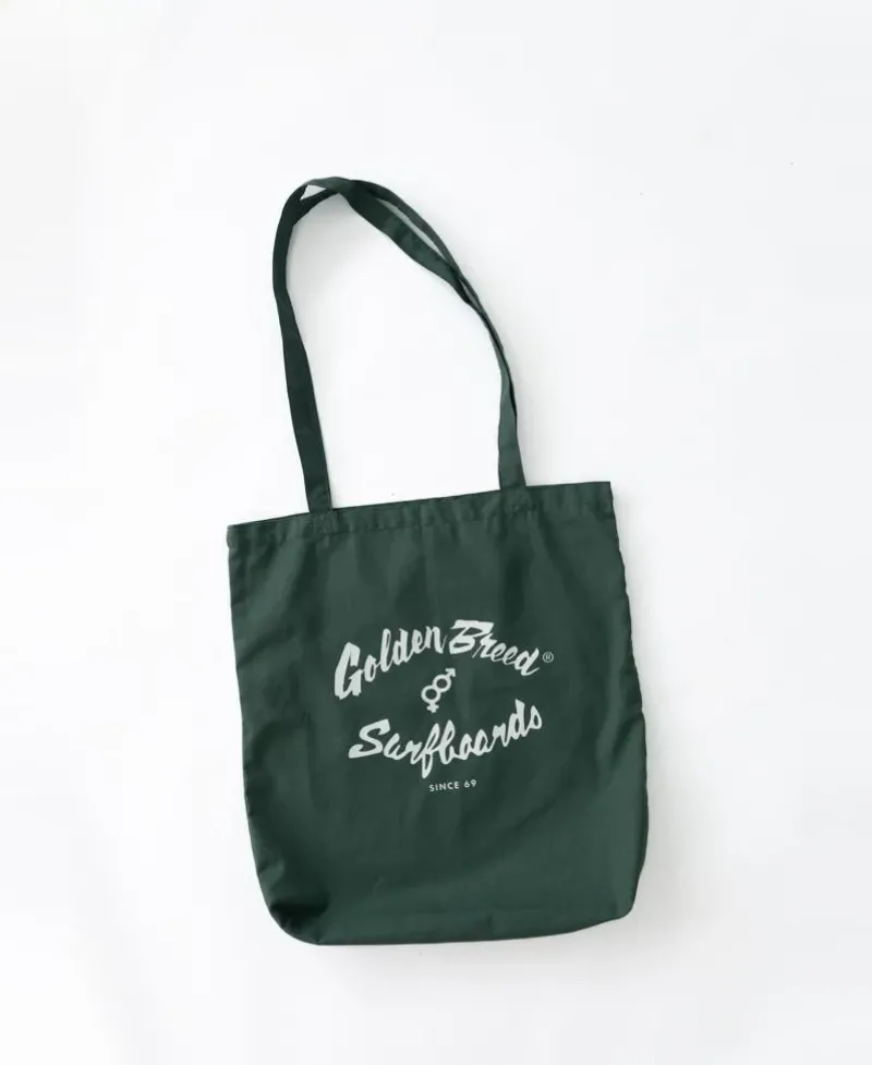 Golden Breed Bags-Surf Logo Tote Bag | Ivy Green