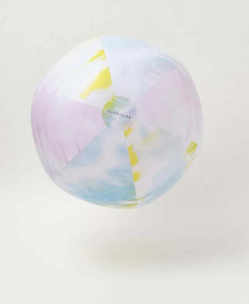 Golden Breed Sunny Life-XL Inflatable Beach Ball | Tie Dye Sorbet